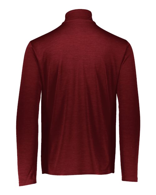 Men's Striated Quarter-Zip Pullover – Back