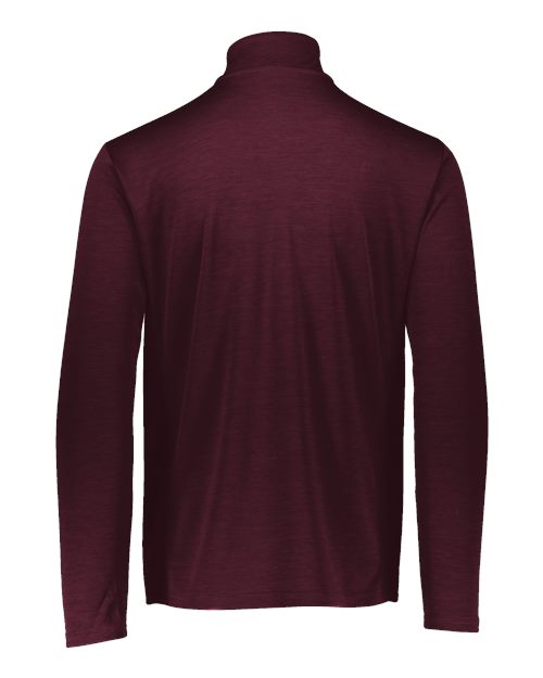 Men's Striated Quarter-Zip Pullover – Back
