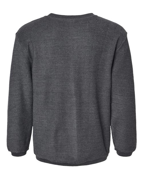 Unisex Corded Crewneck Sweatshirt – Back