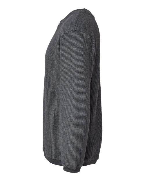 Unisex Corded Crewneck Sweatshirt – Detail