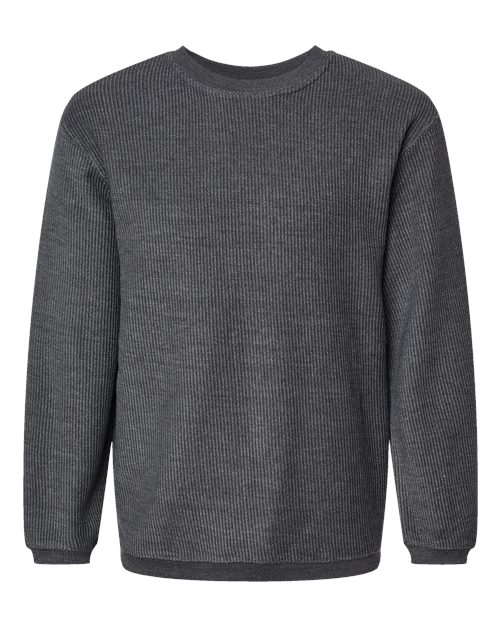 Unisex Corded Crewneck Sweatshirt – Front