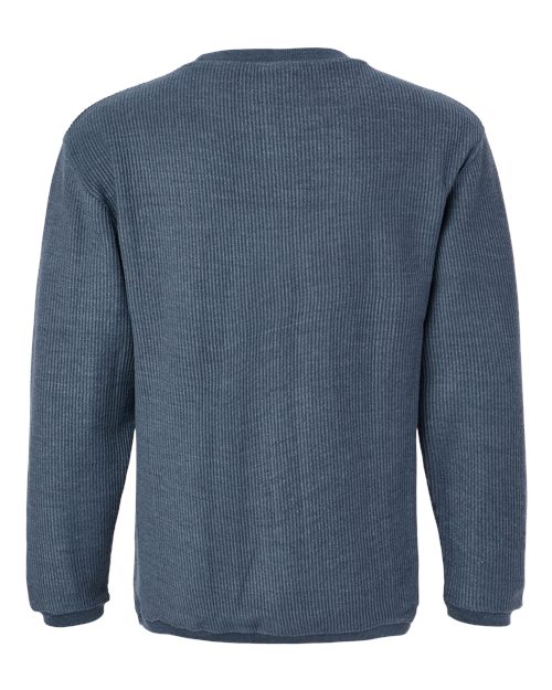 Unisex Corded Crewneck Sweatshirt – Back