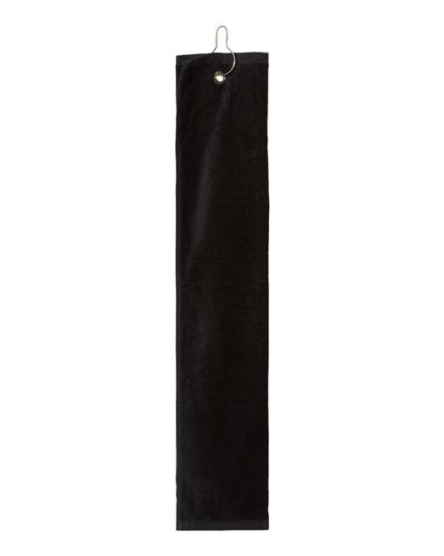 Trifold Golf Towel with Grommet – Detail