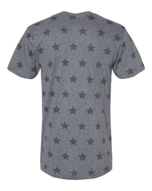 Unisex Star Print Tee – Back
