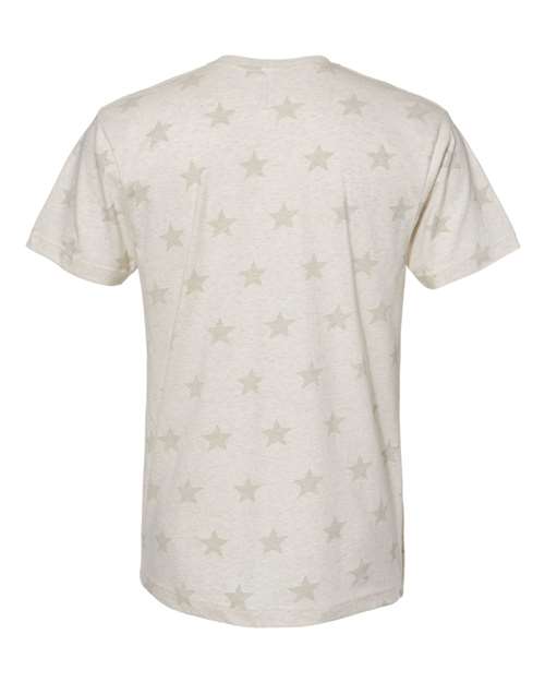 Unisex Star Print Tee – Back