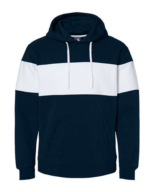 Men's Varsity Fleece Colorblocked Hooded Sweatshirt – Front