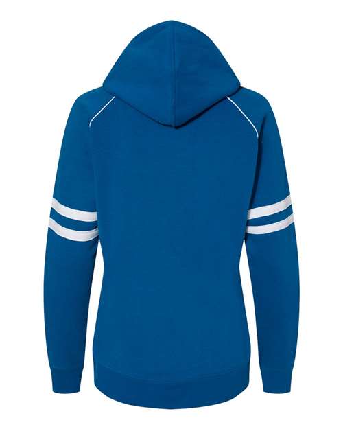 Women's Varsity Fleece Piped Hooded Sweatshirt – Back