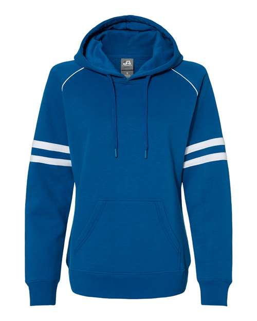 Women's Varsity Fleece Piped Hooded Sweatshirt – Front