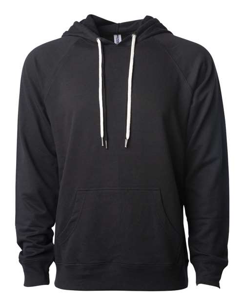 Unisex Icon Lightweight Loopback Terry Hooded Sweatshirt – Front