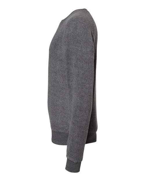 Unisex Flip Side Fleece Crewneck Sweatshirt – Detail