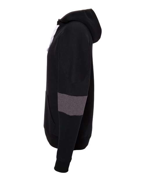 Men's Sport Lace Colorblocked Fleece Hooded Sweatshirt – Detail