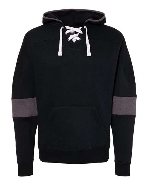 Men's Sport Lace Colorblocked Fleece Hooded Sweatshirt – Front