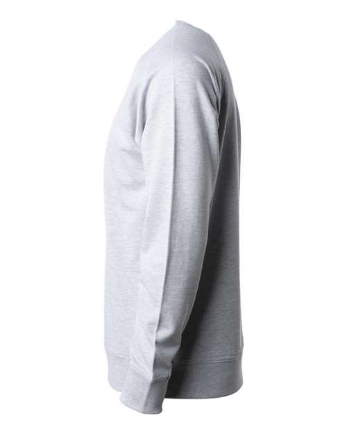 Unisex Icon Lightweight Loopback Terry Crewneck Sweatshirt – Detail