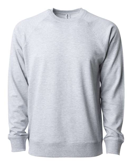 Unisex Icon Lightweight Loopback Terry Crewneck Sweatshirt – Front