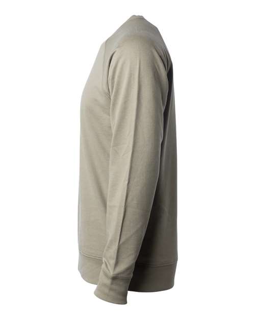 Unisex Icon Lightweight Loopback Terry Crewneck Sweatshirt – Detail