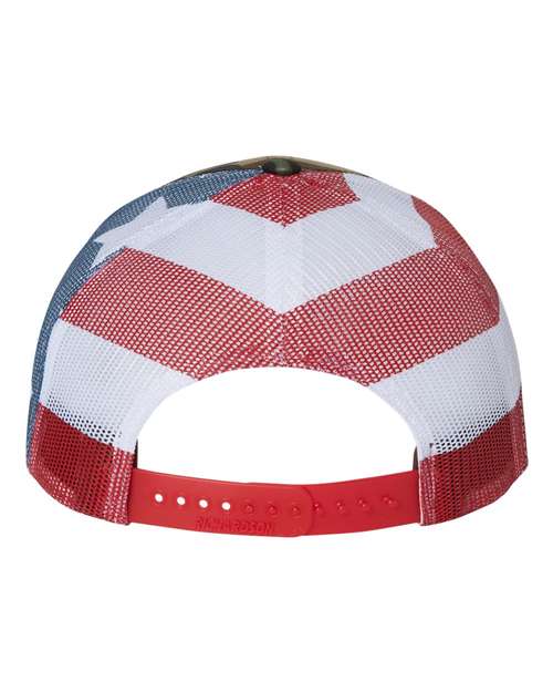Printed Mesh Trucker Cap – Back