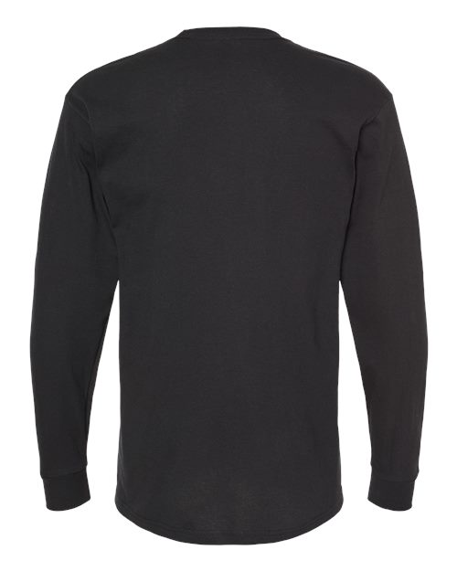 Unisex Gold Soft Touch Long Sleeve T-Shirt – Back