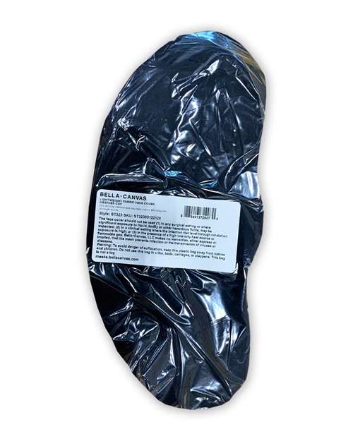 Lightweight Fabric Face Mask - CVC 52/48 Cotton/Poly – Side