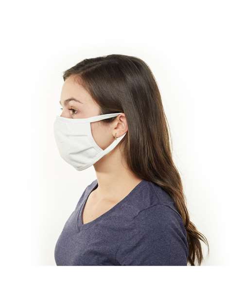 3-Ply Cotton Face Mask – Side