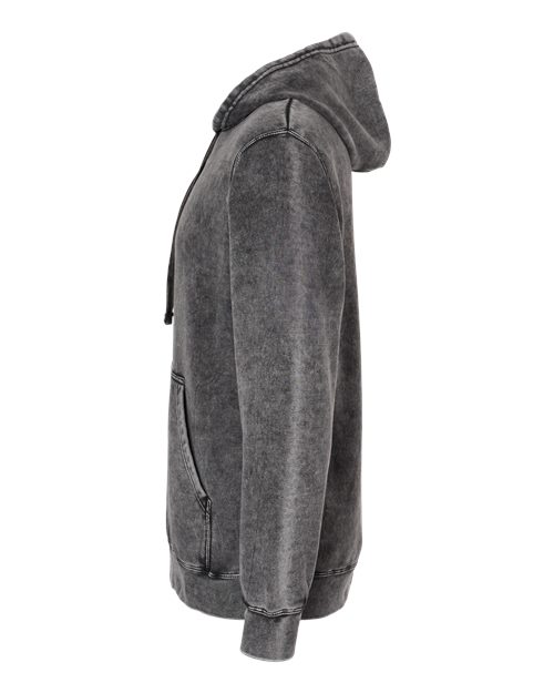 Unisex Midweight Mineral Wash Hooded Sweatshirt – Detail