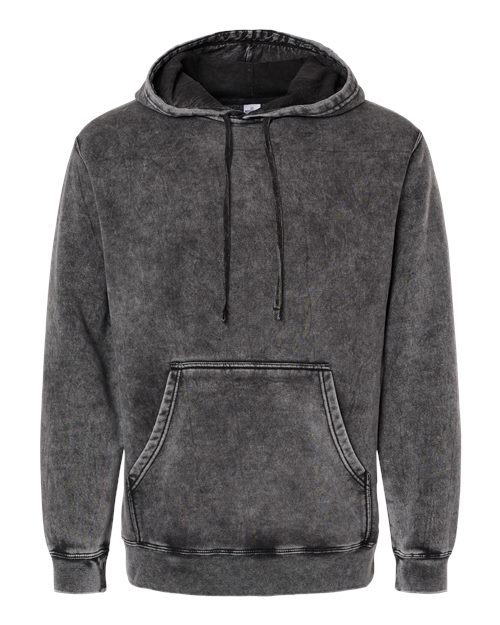 Unisex Midweight Mineral Wash Hooded Sweatshirt – Front