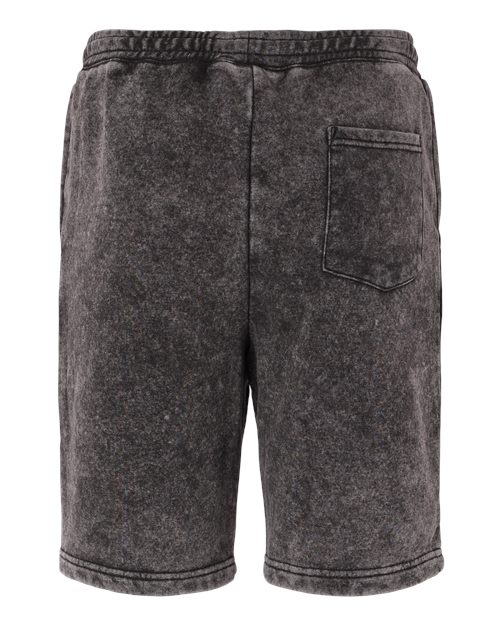 Unisex Mineral Wash Fleece Shorts – Back
