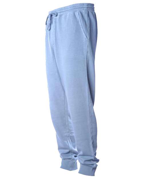 Unisex Pigment-Dyed Fleece Sweatpants – Side
