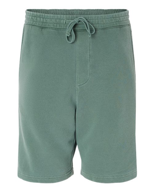 Unisex Pigment-Dyed Fleece Shorts – Front