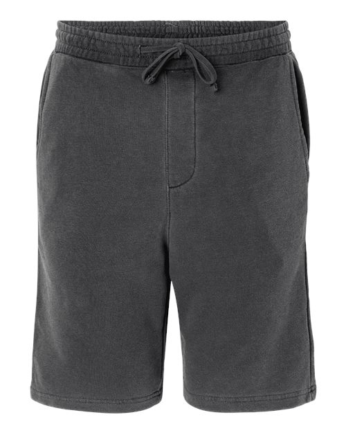 Unisex Pigment-Dyed Fleece Shorts – Front
