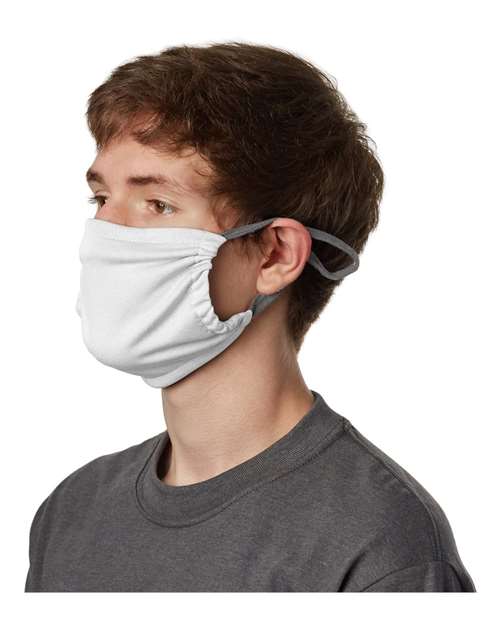 2-Ply Polyester Pocket Face Mask – Side