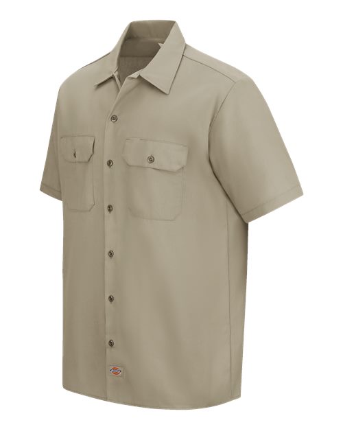 Men's Short Sleeve Work Shirt – Detail