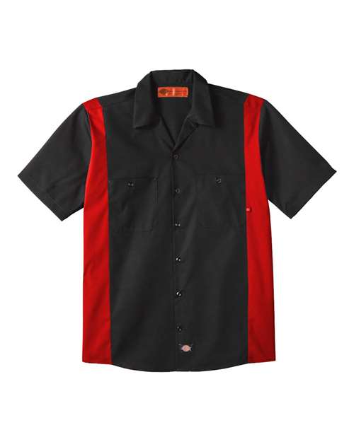 Men's Industrial Colorblocked Short Sleeve Shirt