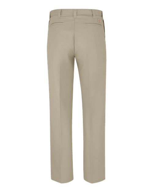 Men's Extended Sizes Industrial Flat Front Pants – Back