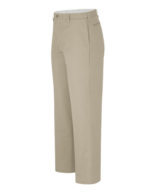 Men's Extended Sizes Industrial Flat Front Pants – Detail