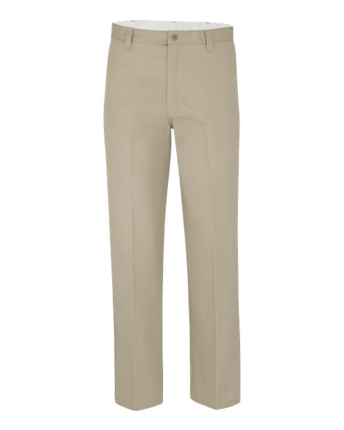 Men's Extended Sizes Industrial Flat Front Pants