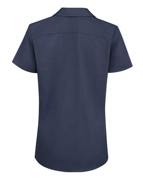 Women's Short Sleeve Work Shirt – Back