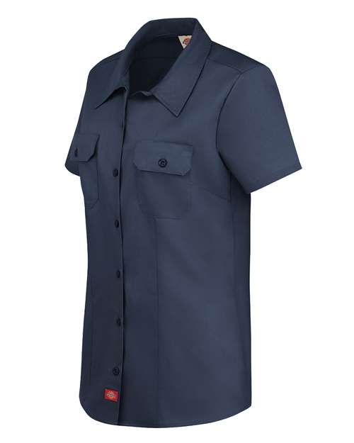 Women's Short Sleeve Work Shirt – Detail