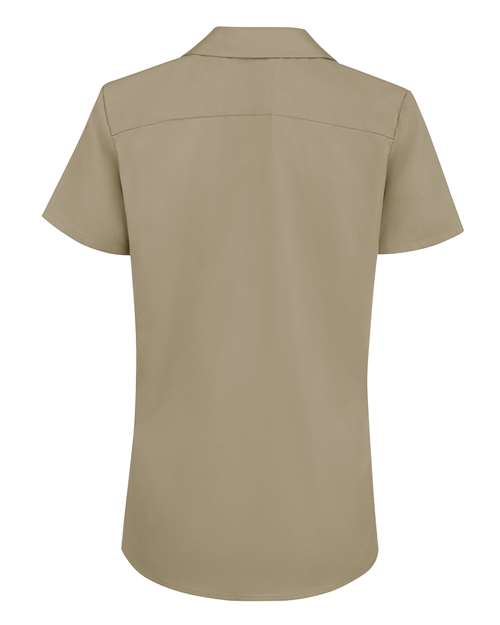 Women's Short Sleeve Work Shirt – Back