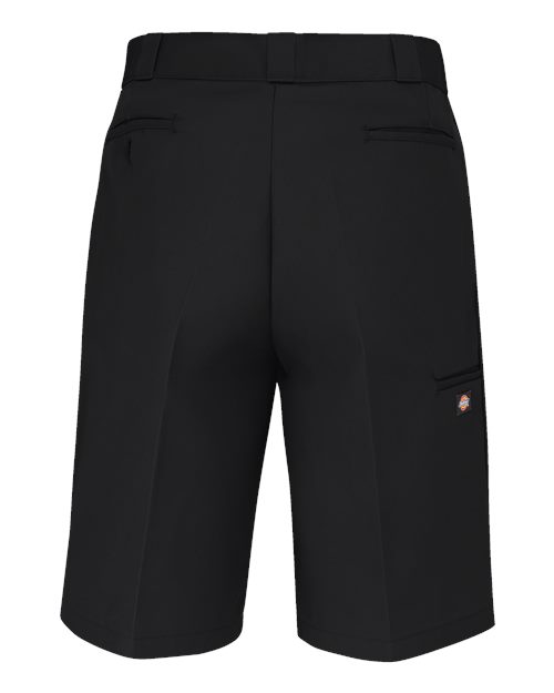 Unisex Multi-Pocket Work Shorts – Back