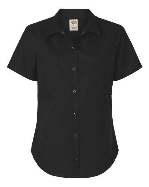 Women's Industrial Short Sleeve Work Shirt – Front