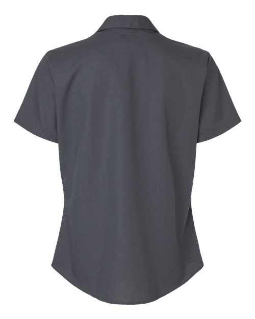 Women's Industrial Short Sleeve Work Shirt – Back