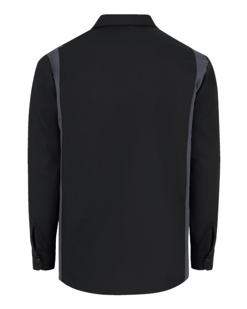 Men's Industrial Colorblocked Long Sleeve Shirt – Back