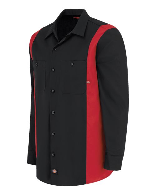 Men's Tall Industrial Colorblocked Long Sleeve Shirt – Detail