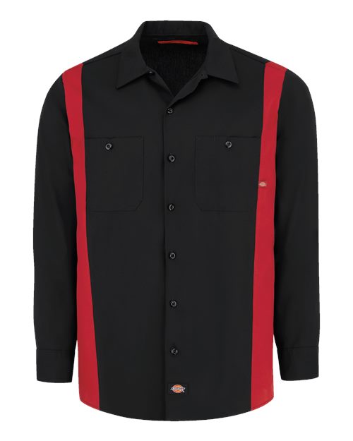 Men's Tall Industrial Colorblocked Long Sleeve Shirt – Front