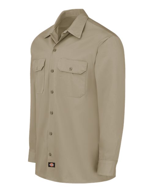 Men's Heavyweight Cotton Long Sleeve Shirt – Detail