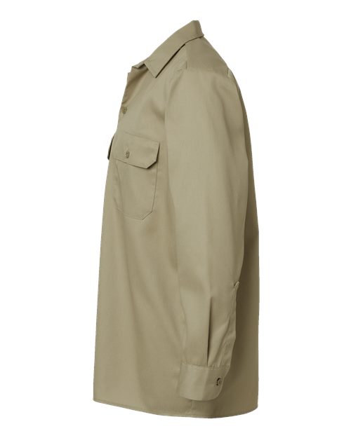 Men's Long Sleeve Work Shirt – Detail