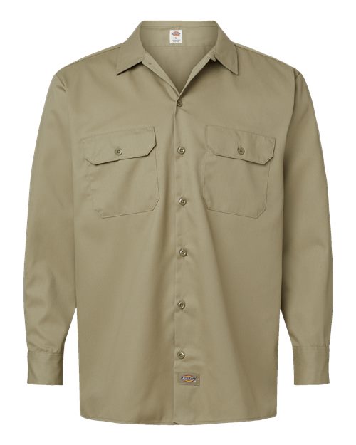 Men's Long Sleeve Work Shirt – Front