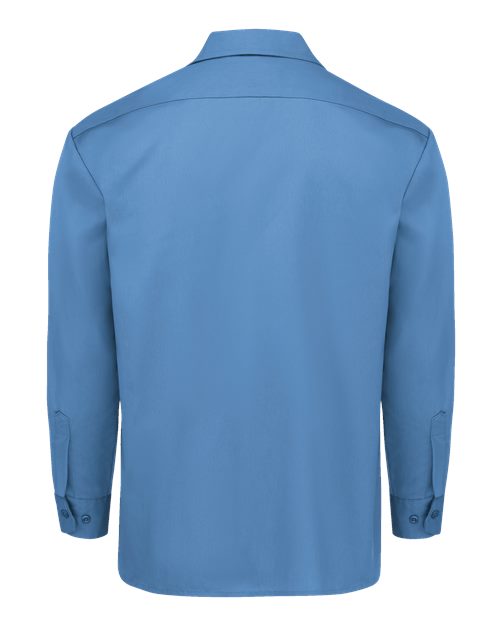 Men's Tall Long Sleeve Work Shirt – Back