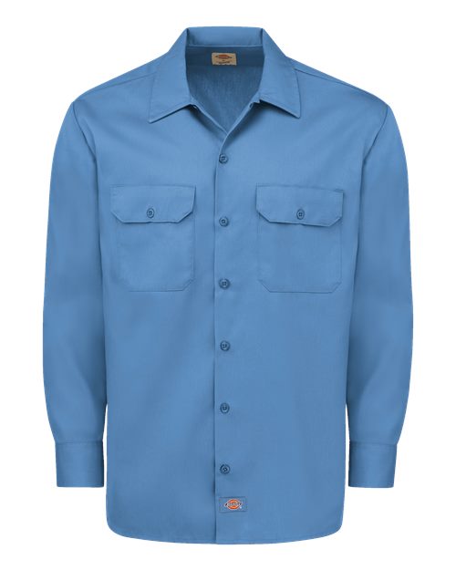 Men's Tall Long Sleeve Work Shirt – Front