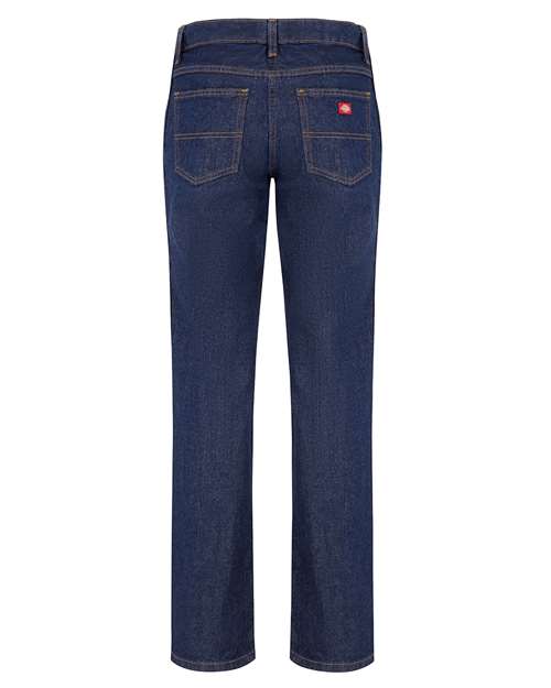 Women's Straight Leg 5-Pocket Jeans – Back